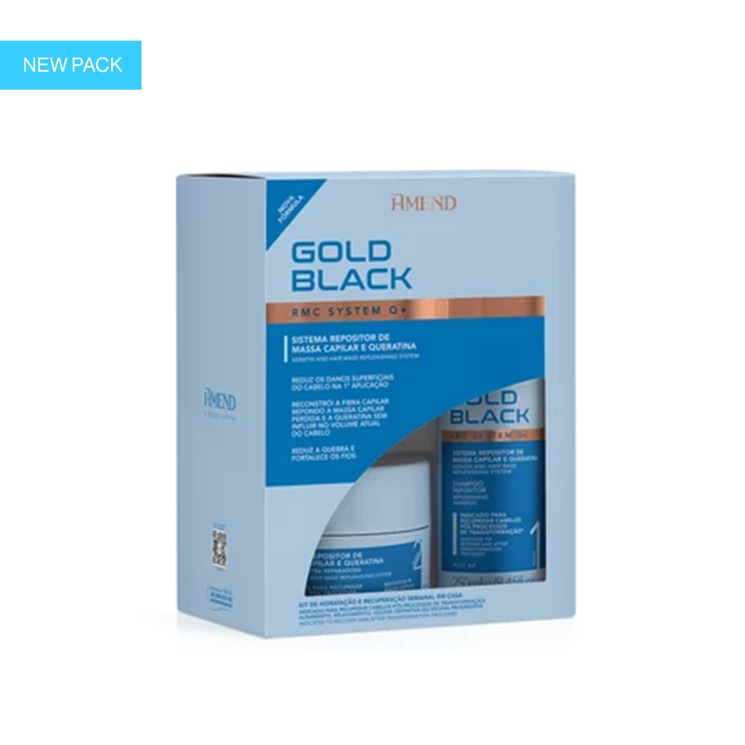 Amend Gold Black RMC System Q+ Capillary and Keratin Repositor Kit